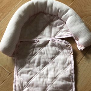 Pink Car seat head supporter